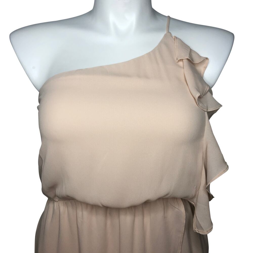 Everly One Shoulder Ruffle Dress - Size Large - Picture 3 of 11